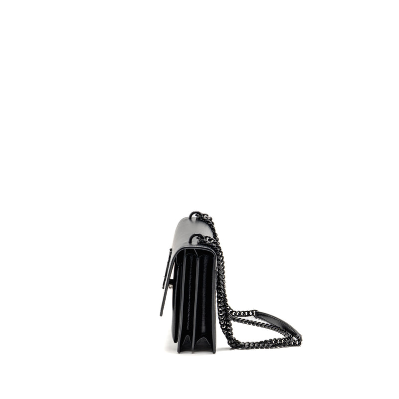 Saint Laurent / YSL Medium Sunset Bag Black Calfskin Black Hardware