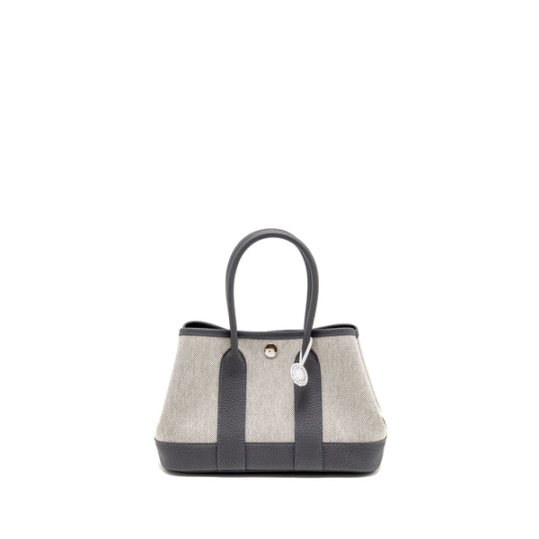 Hermes Neo Garden Party 23 Canvas/Negonda Ecru/Ardoise SHW Stamp K