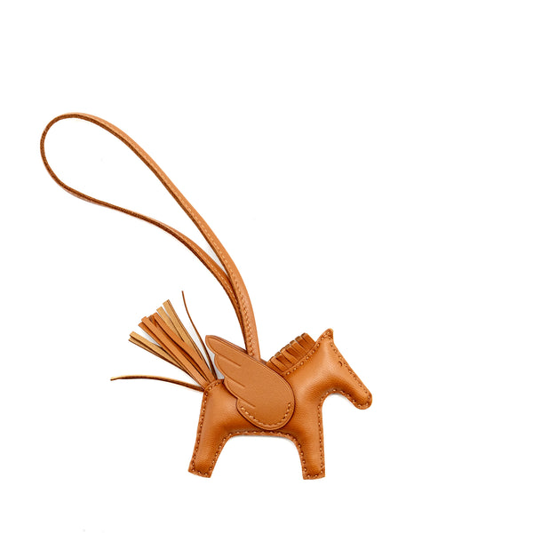 Hermes Rodeo PM Bag Charm Gold Stamp W