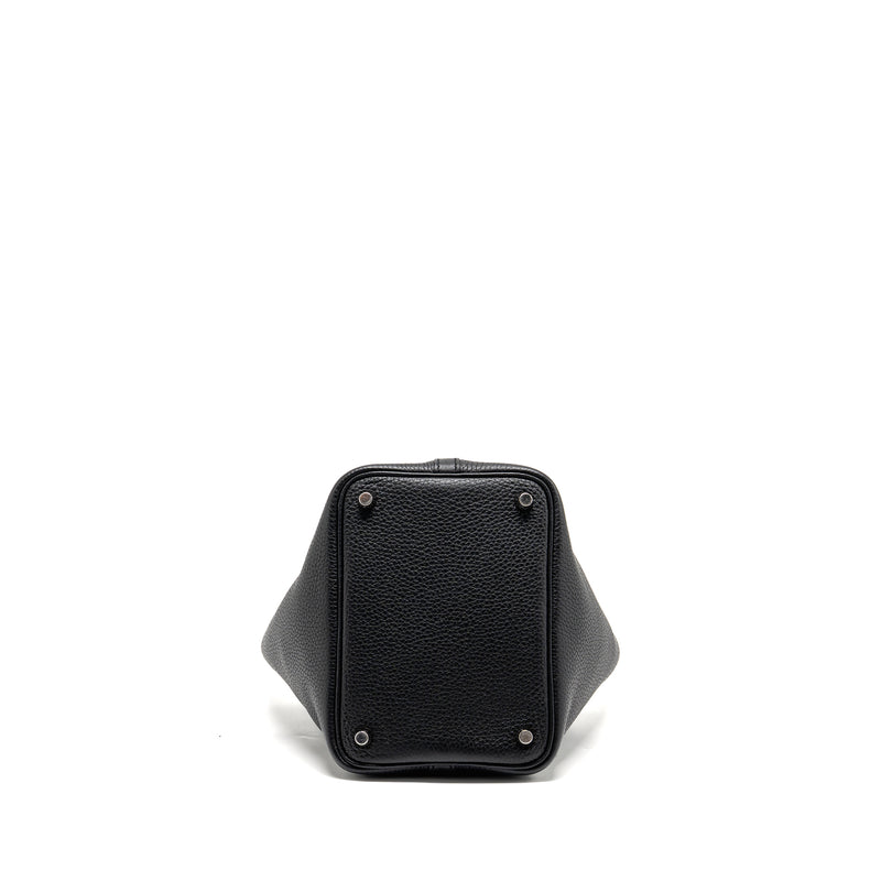 Hermes Picotin 18 Lock Bag Clemence Black SHW Stamp Z