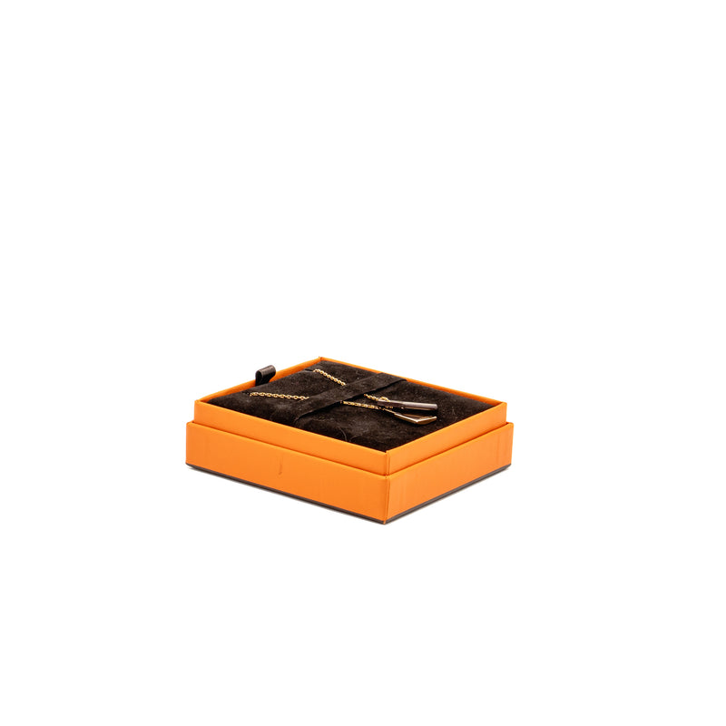 Hermes O’kelly Pendant, Small Model Swift Etoupe RGHW Stamp Y