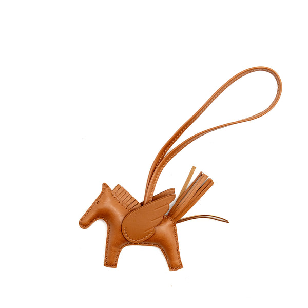 Hermes Rodeo PM Bag Charm Gold Stamp W