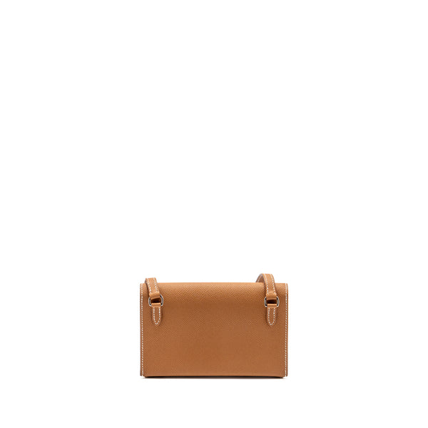 Hermes Hermesnap epsom Gold SHW stamp K