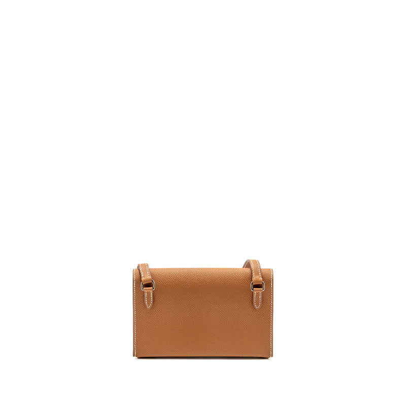 Hermes Hermesnap epsom Gold SHW stamp K