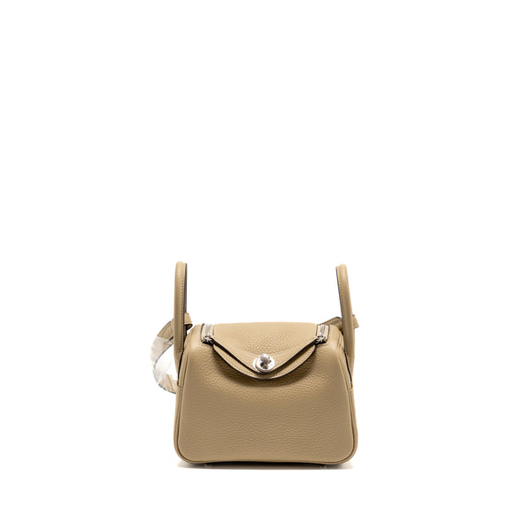 Hermes Mini Lindy II Clemence trench SHW stamp K