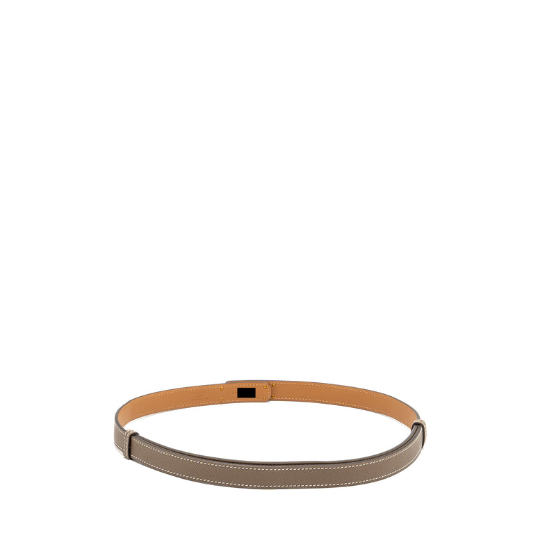 Hermes Kelly 18 Belt Epsom Etoupe GHW Stamp K
