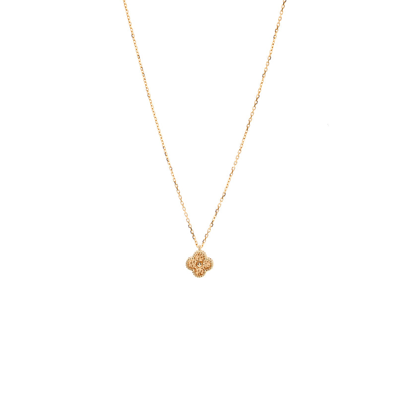 Van Cleef & Arpels Sweet Alhambra Pendant Rose Gold