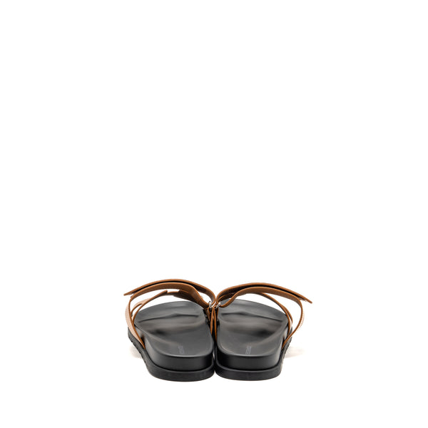 Hermes size 44 men’s chypre sandals naturel