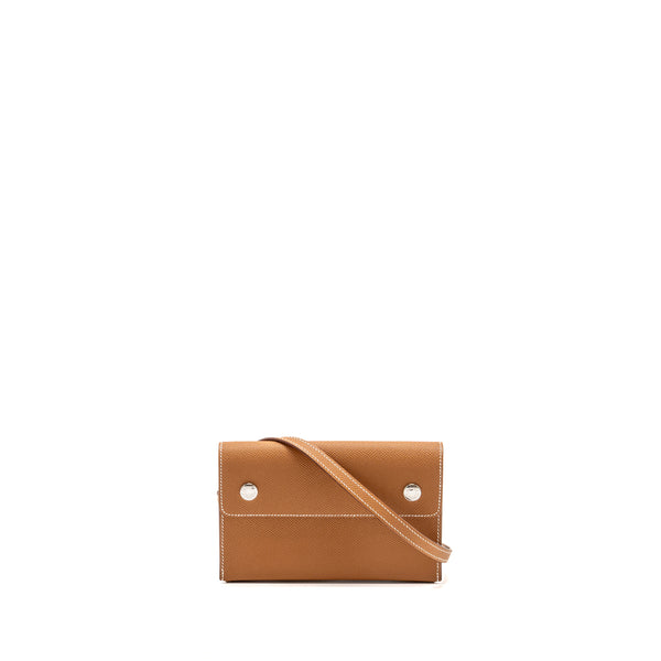 Hermes Hermesnap epsom Gold SHW stamp K