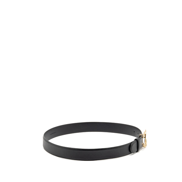 Chanel Size 80 Detailed CC Belt Leather/Crystal LGHW