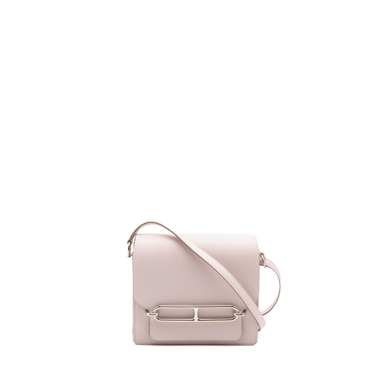 Hermes Mini Roulis Evercolor Mauve Pale SHW Stamp B