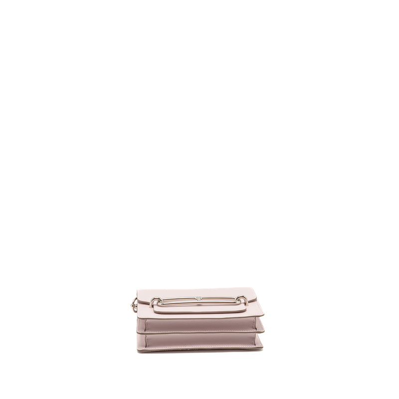 Hermes Mini Roulis Evercolor Mauve Pale SHW Stamp B