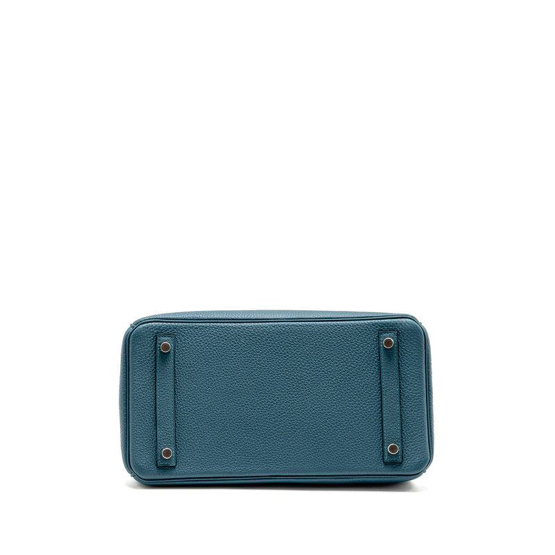 Hermes birkin 30 togo vert Bosphorus / blue ocean SHW stamp Z
