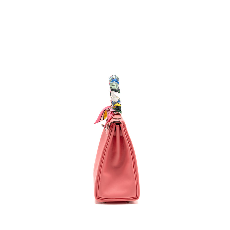 Hermes Kelly 25 Swift Rose Ete SHW stamp Y