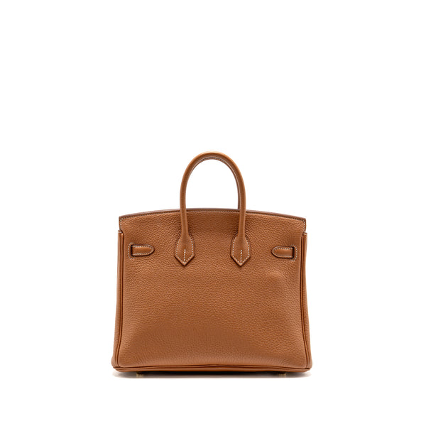 Hermes Birkin 25 Togo Gold GHW Stamp Z