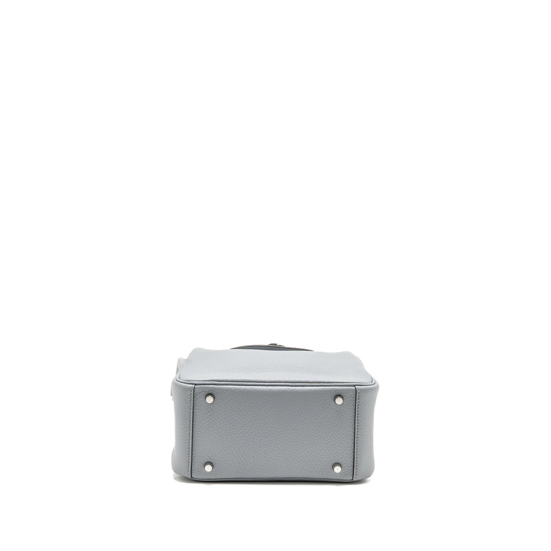 Hermes Mini Lindy II Clemence Gris Pantin SHW Stamp K