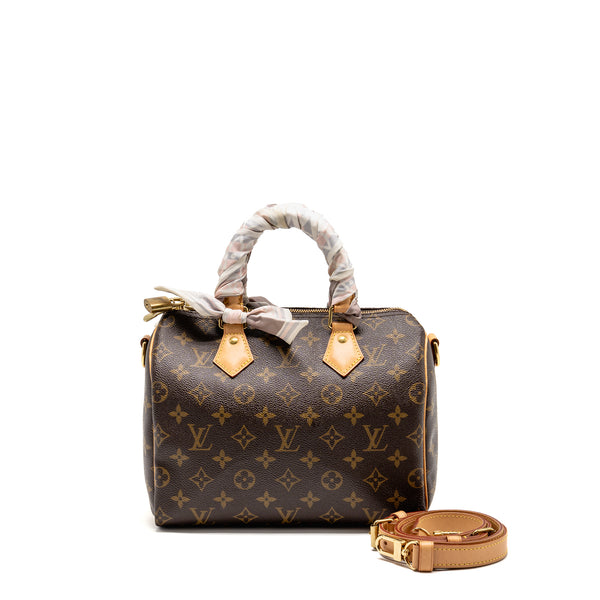 Louis Vuitton Speedy 25 bandouliere monogram canvas GHW