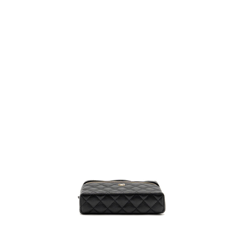 Chanel 25P CC top handle Vanity bag caviar black LGHW (microchip)