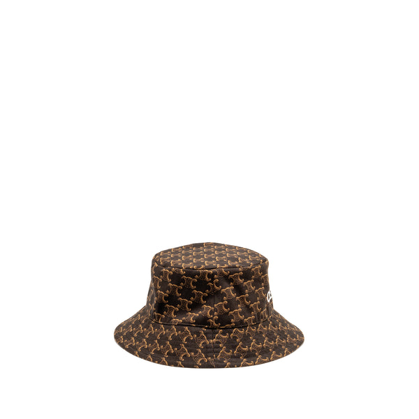 Celine Size M Triomphe Monogram Bucket Hat