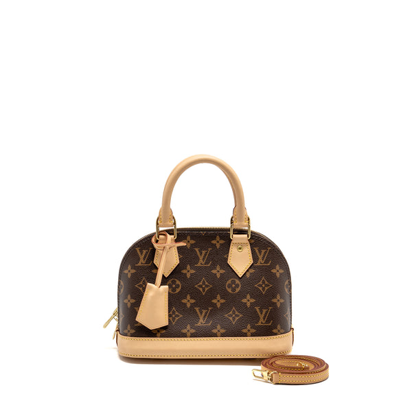 Louis Vuitton alma BB Monogram Canvas GHW