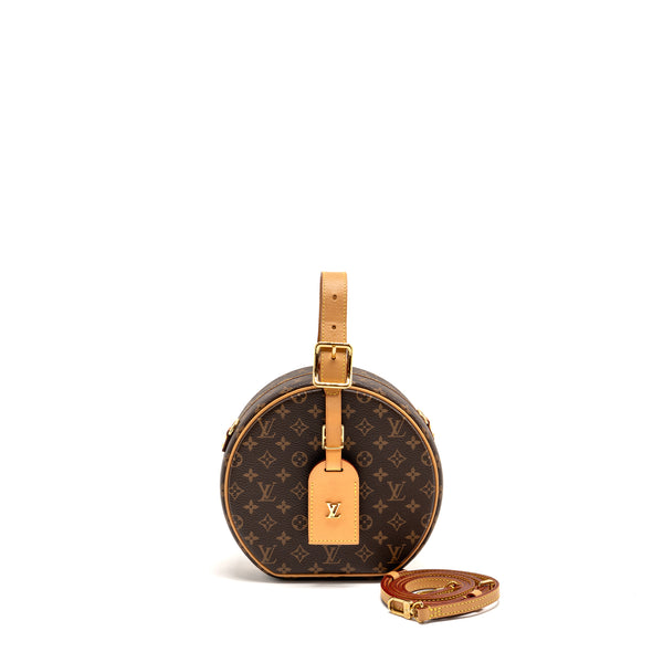 LOUIS VUITTON Petite Boite Chapeau Monogram Canvas GHW