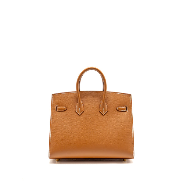 Hermes Birkin 25 Epsom Gold GHW Stamp Z