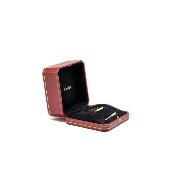 Cartier Size 16 Love Bracelet, Small Model Yellow Gold