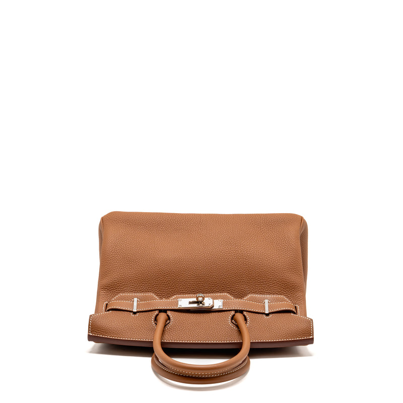 Hermes Birkin 30 Togo Gold SHW Stamp A