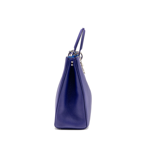 Dior Diorissimo Tote Bag Calfskin Purple/Blue SHW
