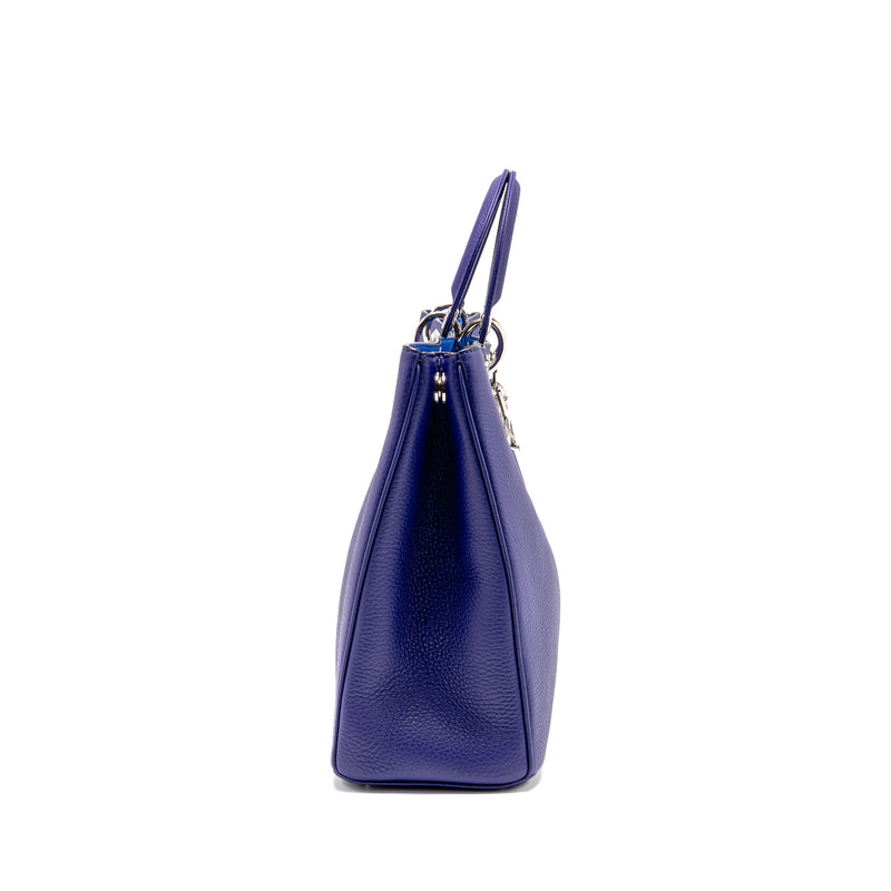 Dior Diorissimo Tote Bag Calfskin Purple/Blue SHW