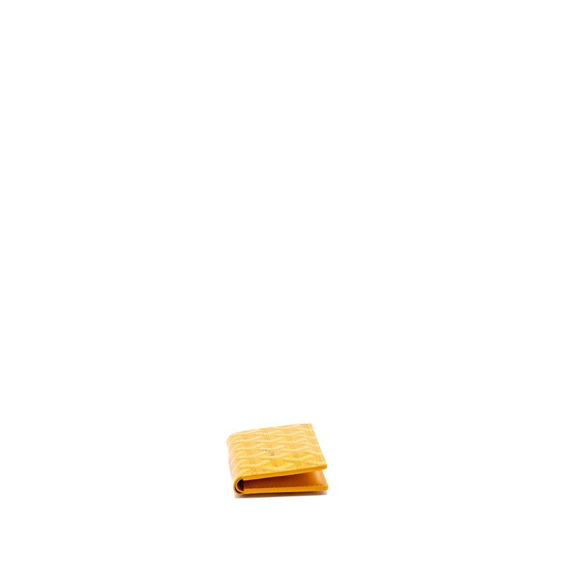 Goyard Saint-Pierre Card Wallet Goyardine Canvas Yellow