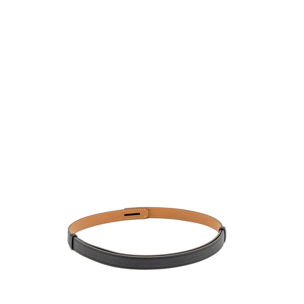 Hermes Kelly 18 Belt Epsom Black GHW Stamp K