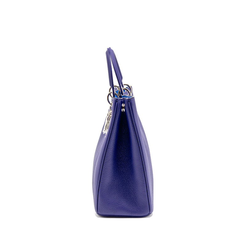Dior Diorissimo Tote Bag Calfskin Purple/Blue SHW