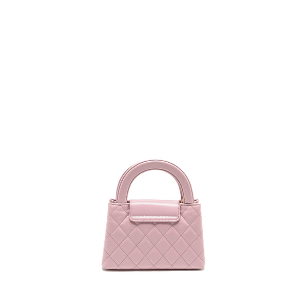 Chanel Mini Kelly Shopping Tote Bag Calfskin Light Purple GHW (Microchip)