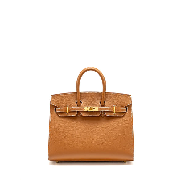 Hermes Birkin 25 Epsom Gold GHW Stamp Z