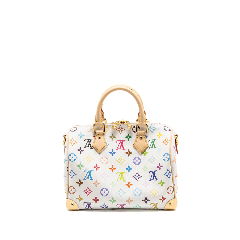Louis Vuitton LV x TM Speedy Bandoulière 25 Monogram Canvas White/ Multicolour GHW