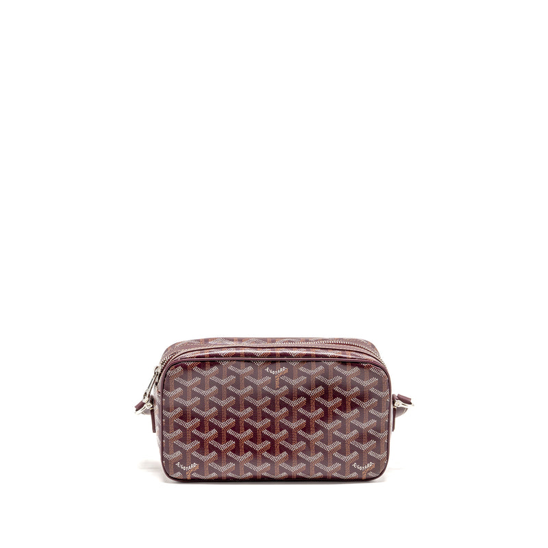 Goyard Cap-Vert PM Bag Goyardine Canvas/Cervon Calfskin Burgundy SHW
