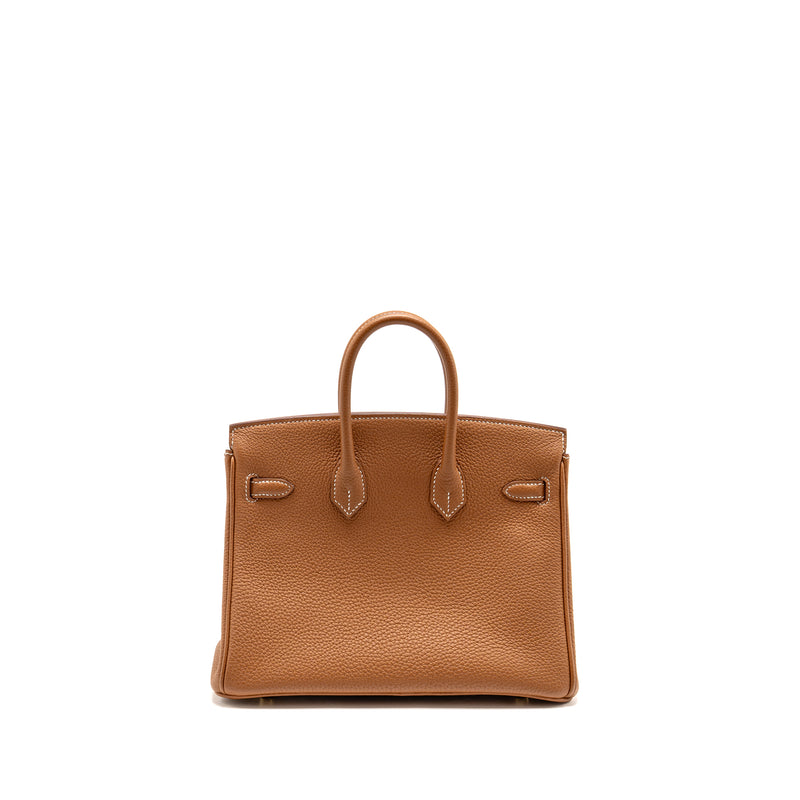 Hermes Birkin 25 togo gold GHW stamp U