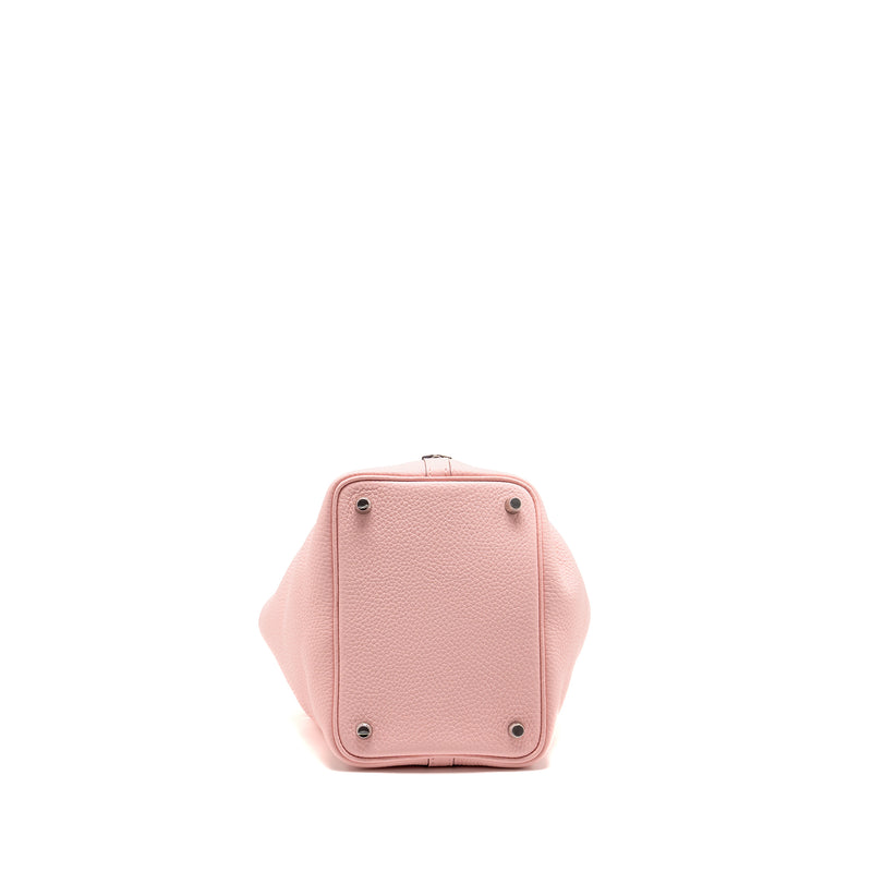 Hermes Picotin 18 Lock Bag Clemence Rose Sakura SHW Stamp U