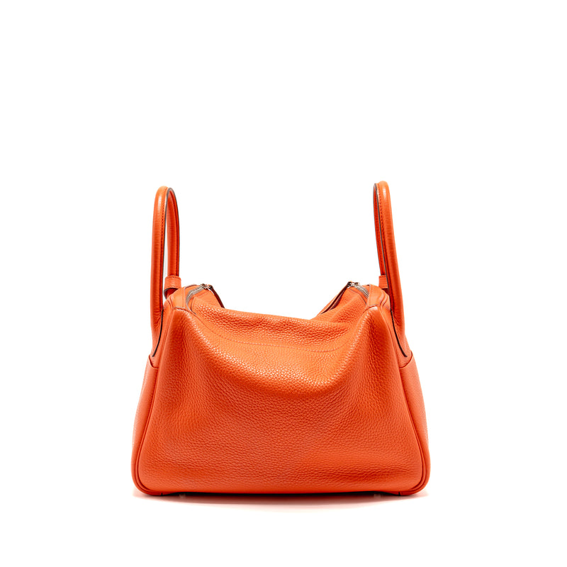 Hermes Lindy 30 Clemence Rose Jaipur SHW Stamp T
