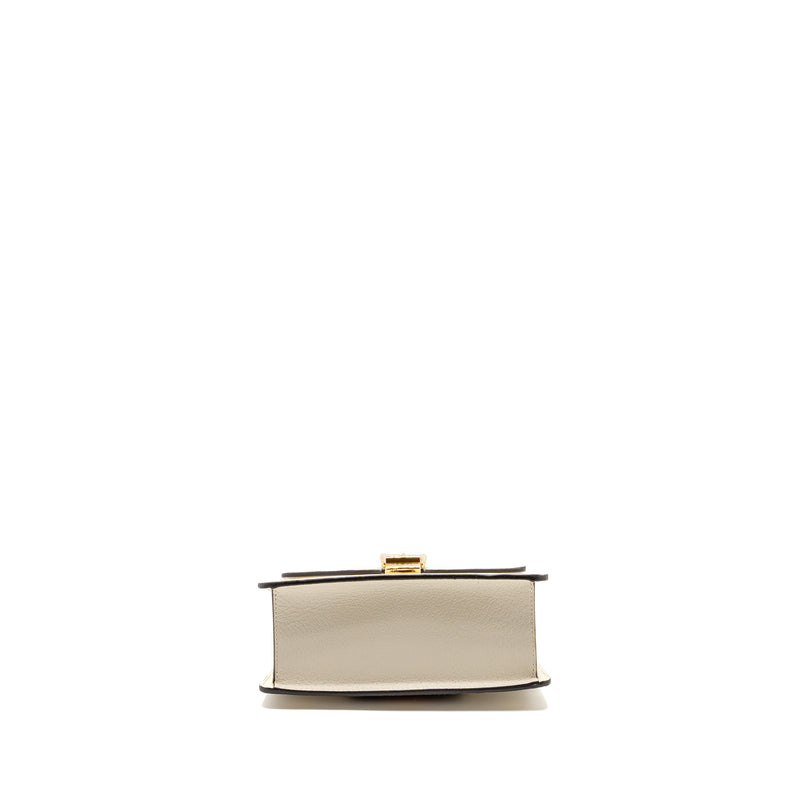 Gucci Mini Sylvie Bee Star Top Handle Calfskin White/Multicolour GHW