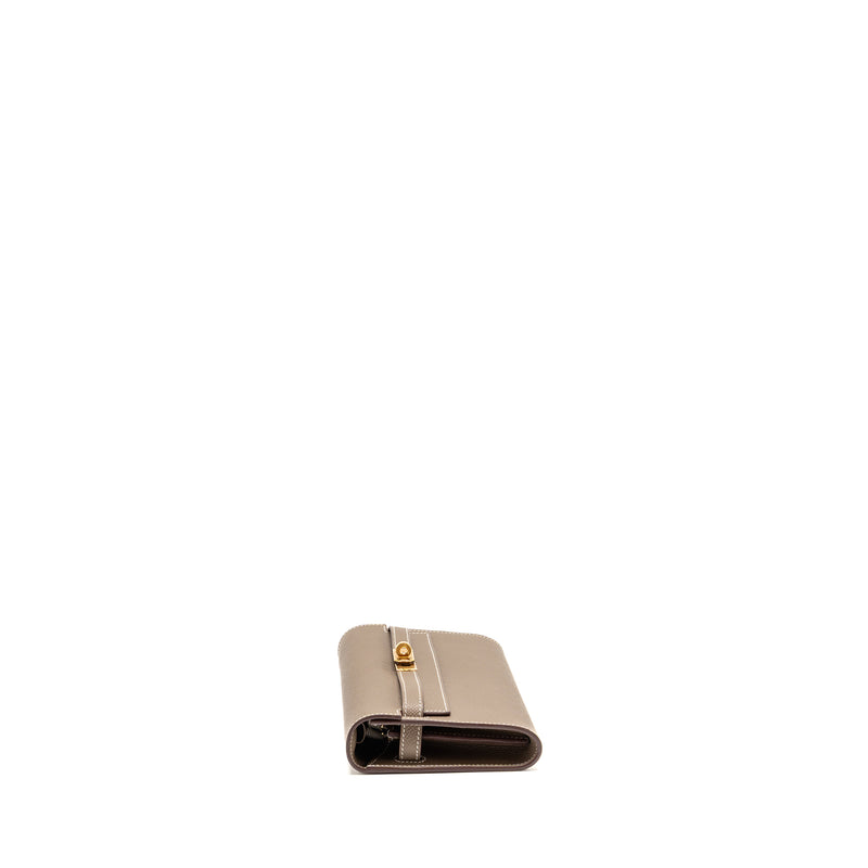 Hermes Kelly to Go Epsom Etoupe GHW Stamp B