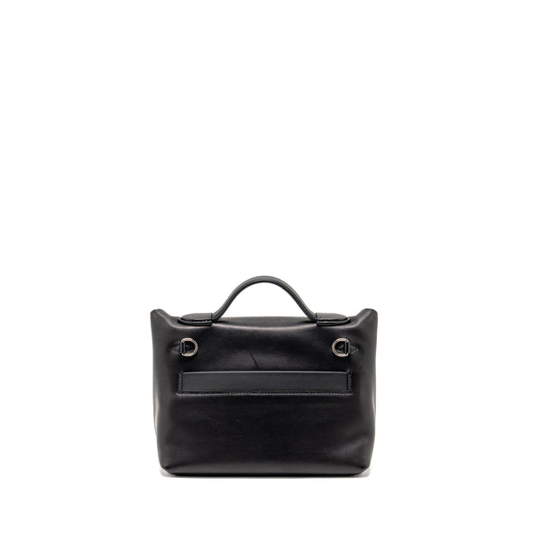 Hermes Mini 2424 24/24-21 Bag Swift Black SHW Stamp K