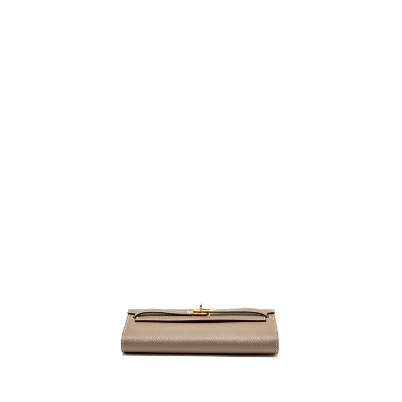 Hermes Kelly to Go Epsom Etoupe GHW Stamp B
