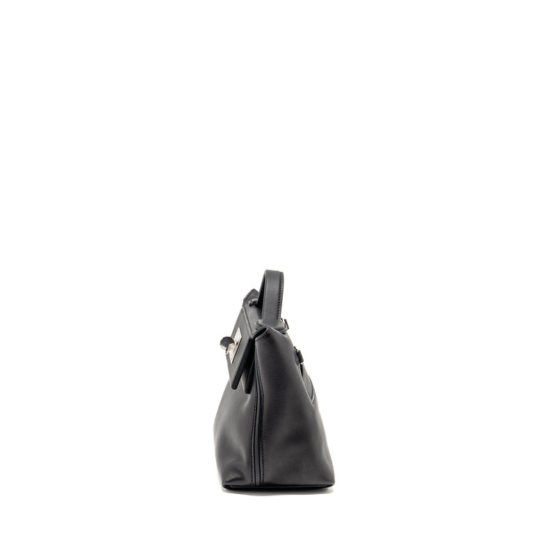 Hermes Mini 2424 24/24-21 Bag Swift Black SHW Stamp K
