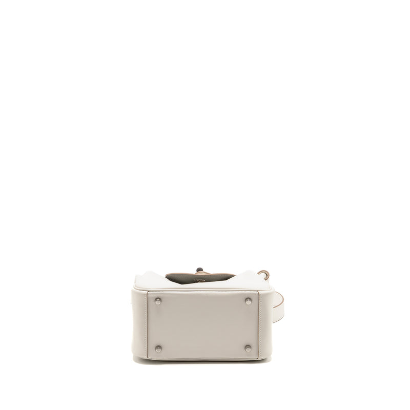 Hermes Mini Lindy Swift gris pale / gris Meyer SHW stamp B