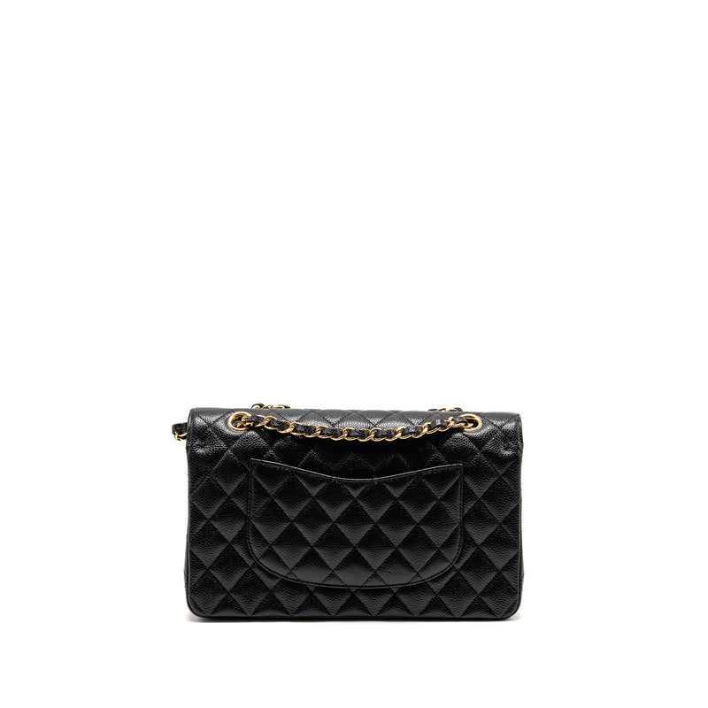 Chanel Medium Classic Double Flap BAG Caviar Black GHW