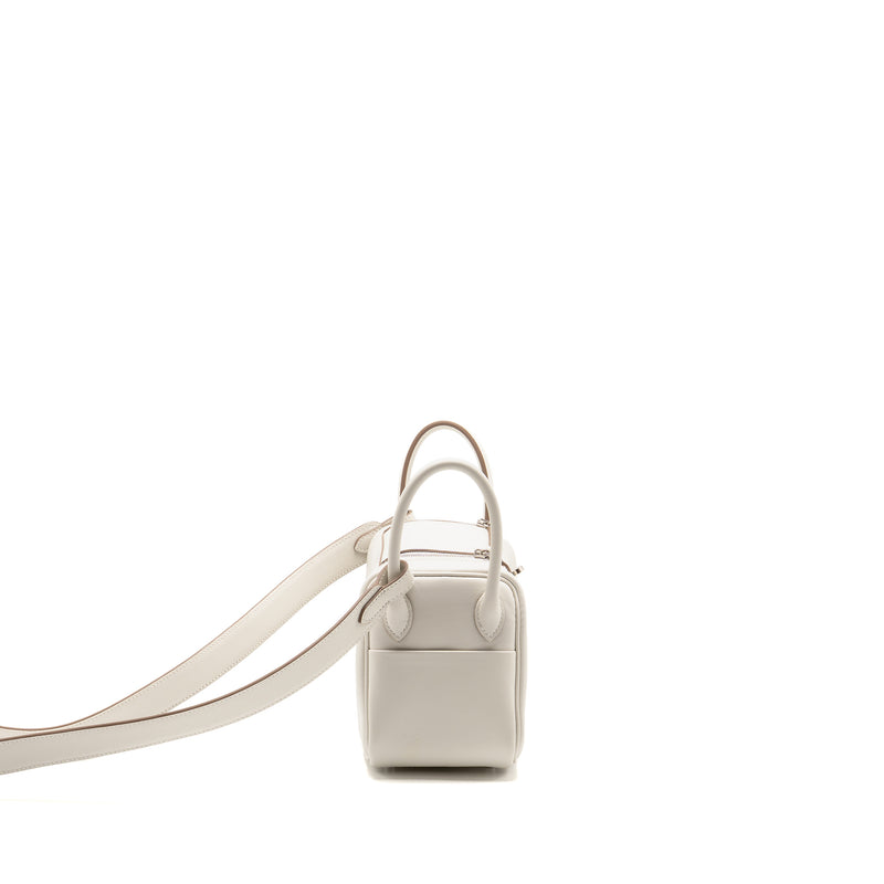 Hermes Mini Lindy Swift gris pale / gris Meyer SHW stamp B