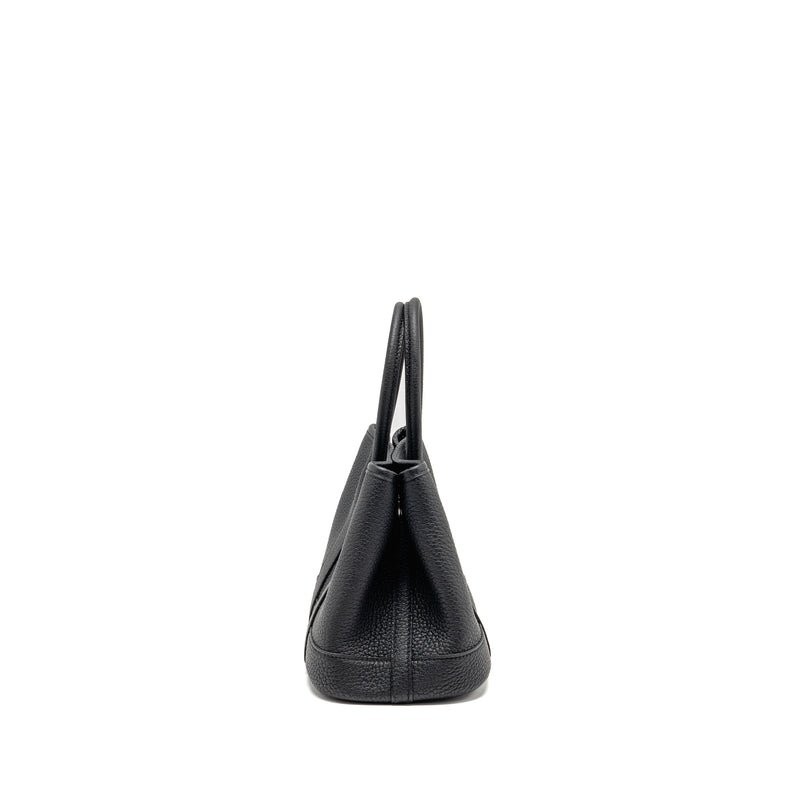 Hermes Neo Garden Party 23 Negonda Black SHW Stamp K