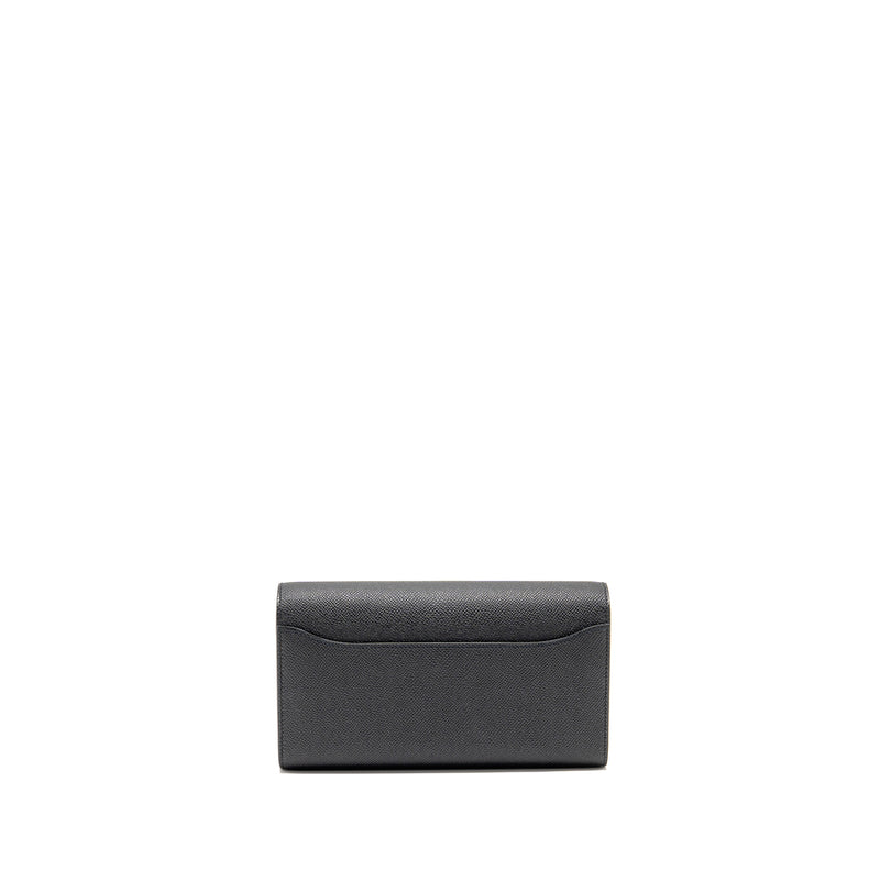 Hermes Constance to Go Epsom Black GHW Stamp K